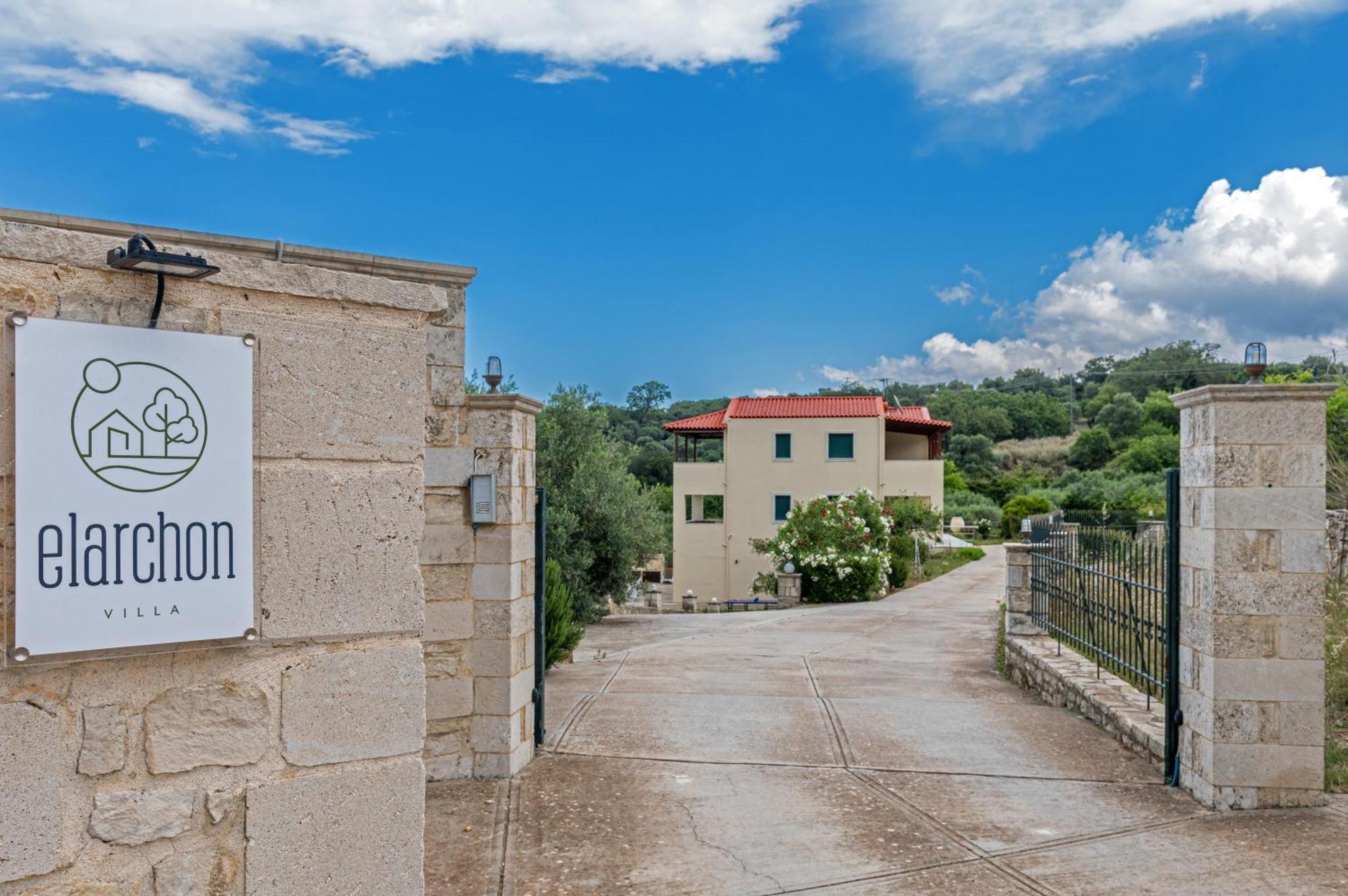 Elarchon Villa Private Pool Episkopi-Chania Exteriör bild