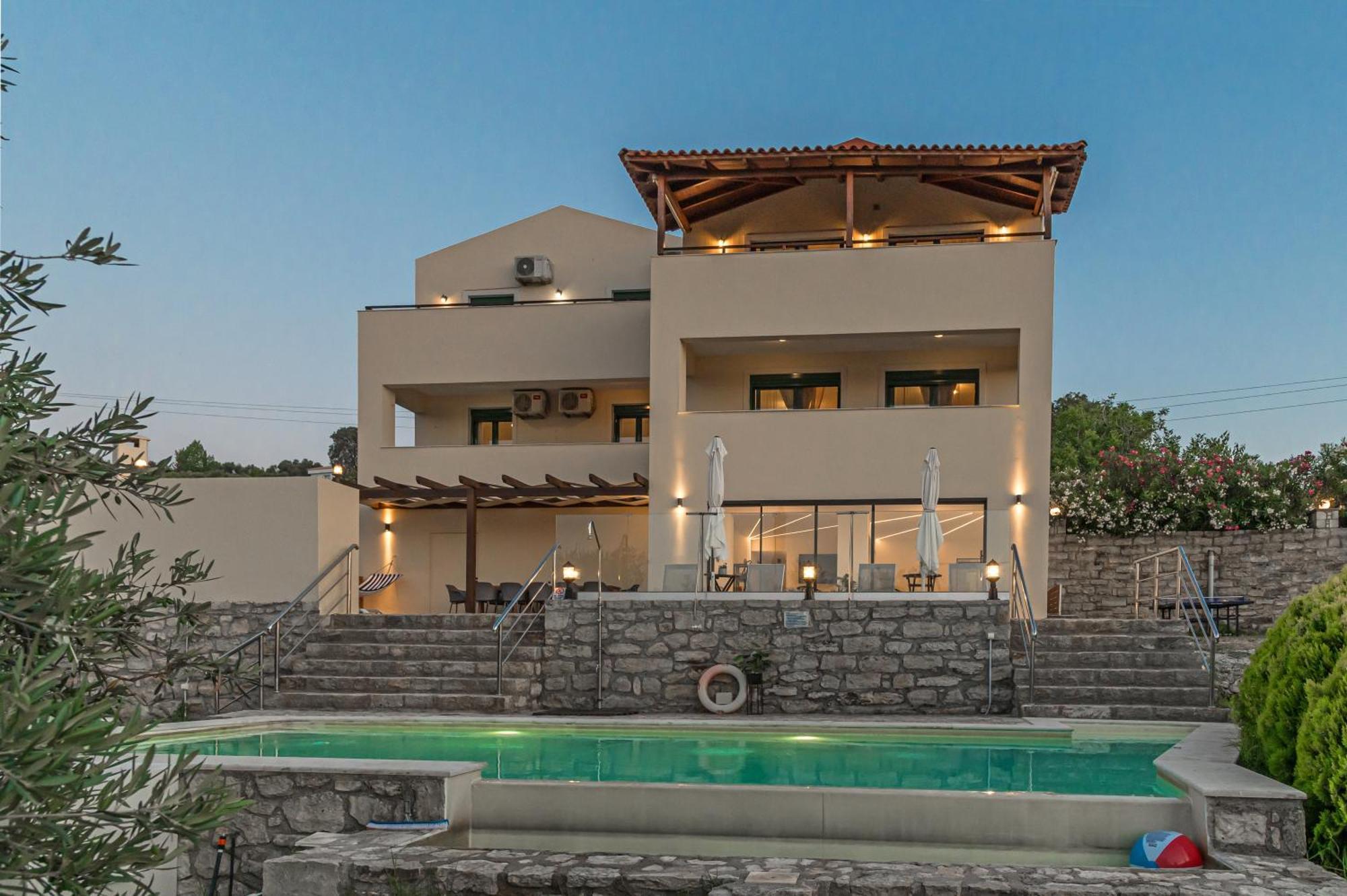 Elarchon Villa Private Pool Episkopi-Chania Exteriör bild