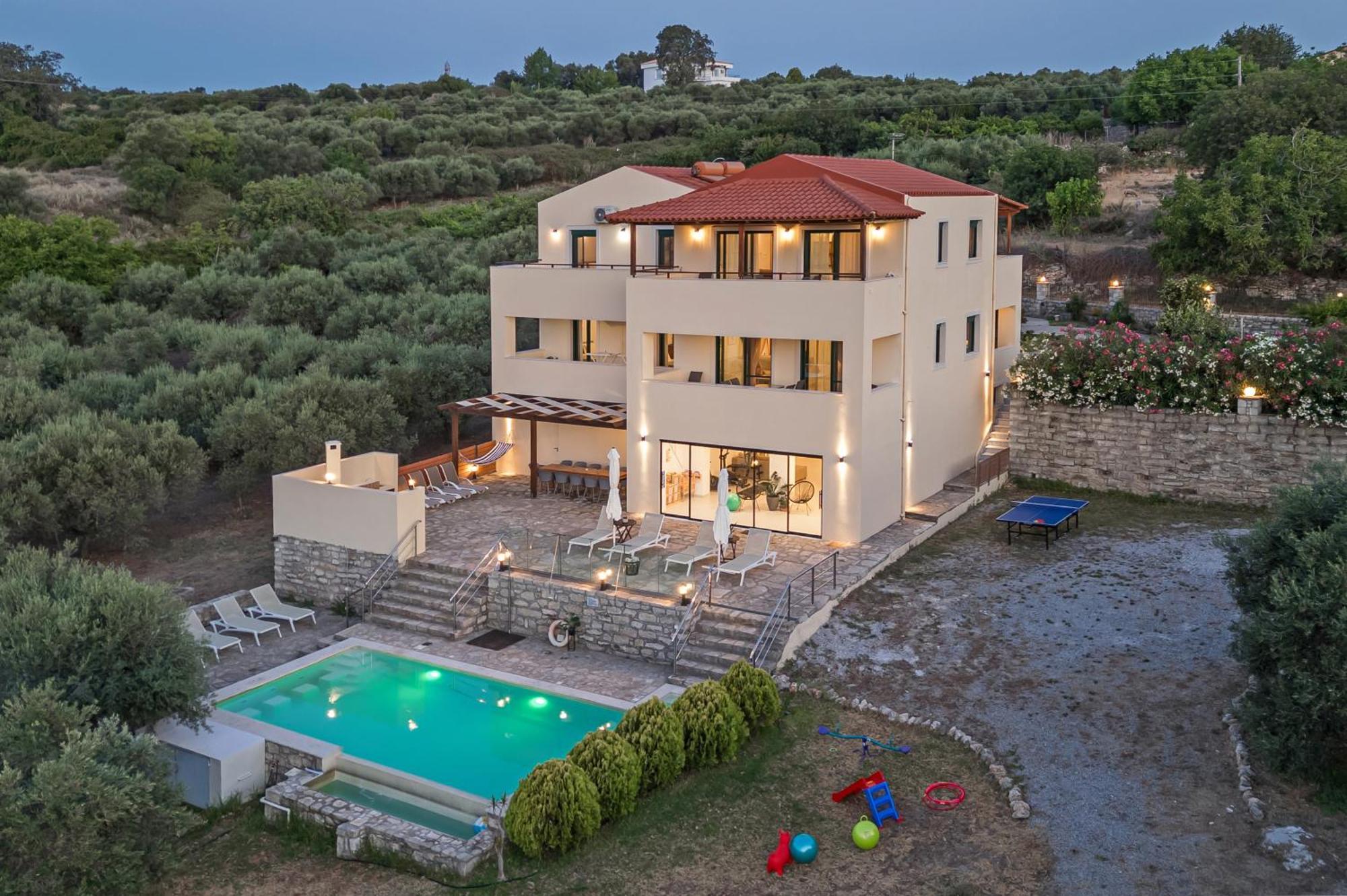 Elarchon Villa Private Pool Episkopi-Chania Exteriör bild